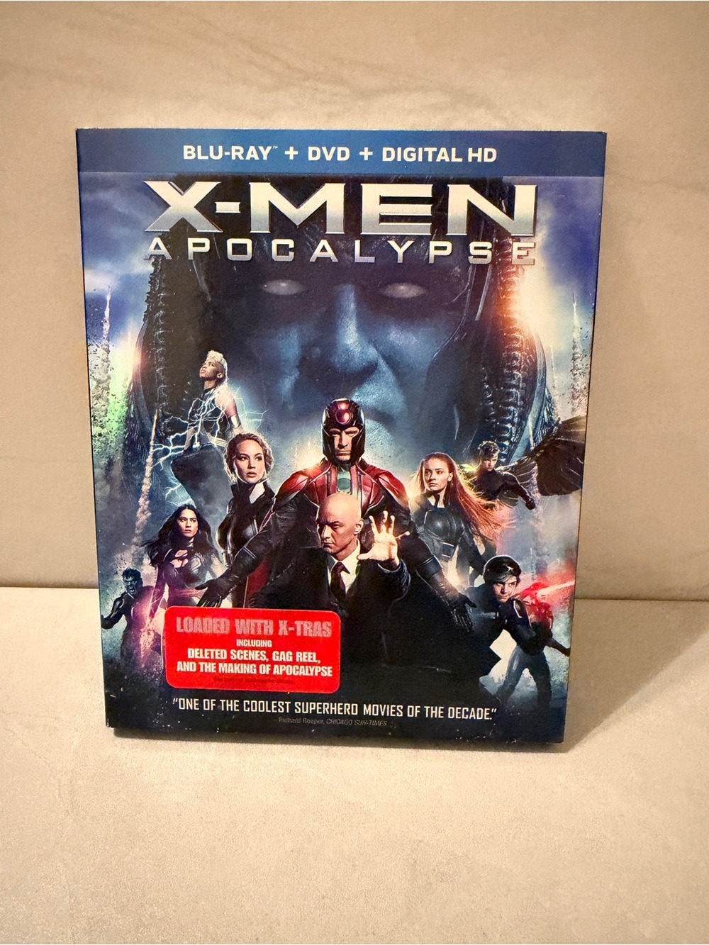 X-Men: Apocalypse (Blu-ray, DVD) w/Slipcover